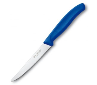 VICTORINOX COLTELLO TAVOLA A PUNTA BLU