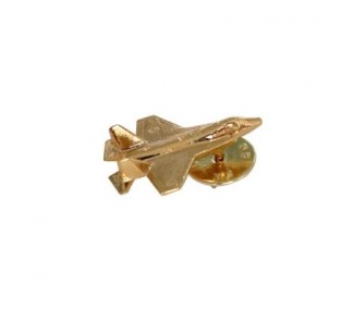 PIN AEREO F35 DORATO 3D