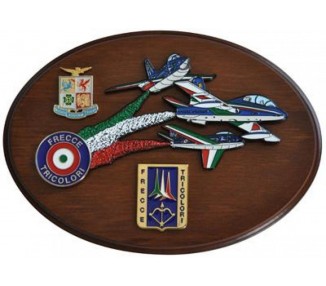 CREST FRECCE TRICOLORI AEREI F-86 - G91 PAN - MB 339 PAN MIS CM 22.5 X