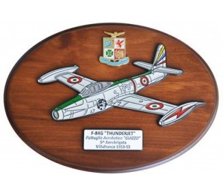 CREST AERONAUTICA MILITARE AEREI F-84G VILLAFRANCA