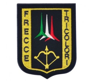 RICAMO FRECCE TRICOLORI A SCUDO