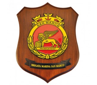 CREST MARINA MILITARE SAN MARCO ARALDICO CON STEMMA BRIGATA MIS CM 22.