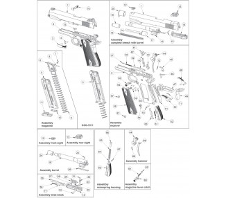 TACCA DI MIRA SIG SAUER MOD.1911