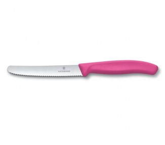 VICTORINOX COLTELLO TAVOLA ONDULATO ROSA