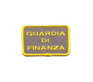 RICAMO FINANZA SCRITTA RETT B/GRIGIO