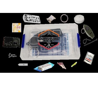 KIT SURVIVAL MOD C CON SCATOLA TRASPARENTE