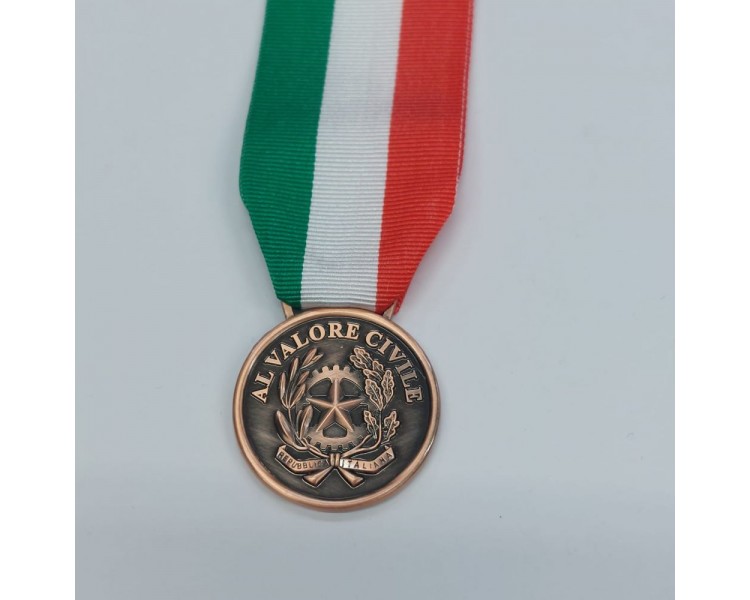 MEDAGLIA VALORE CIVILE BRONZO