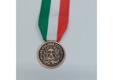 MEDAGLIA VALORE CIVILE BRONZO