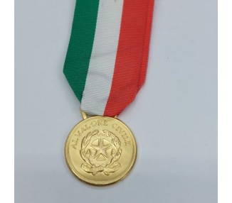 MEDAGLIA VALORE CIVILE ORO