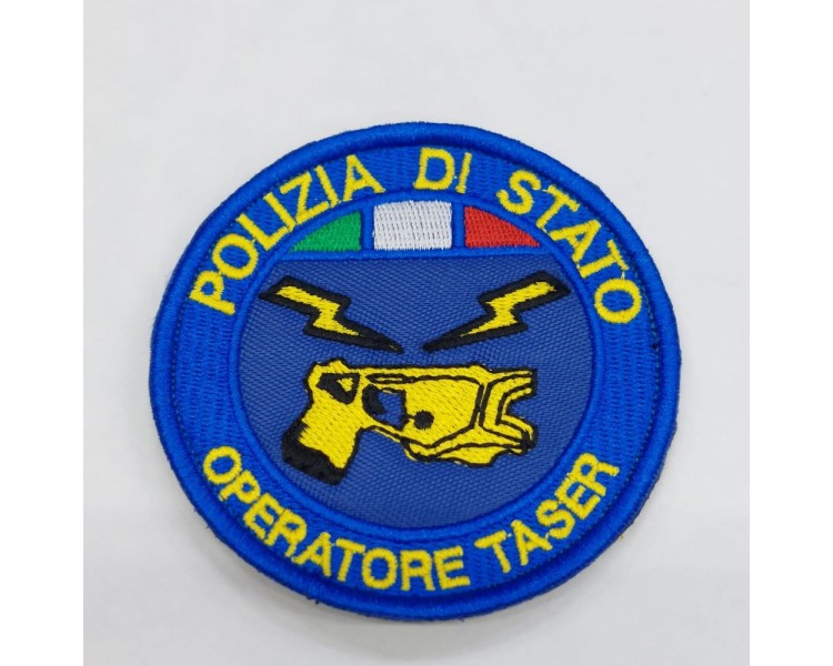 RICAMO ROTONDO PS OPERATORE TASER