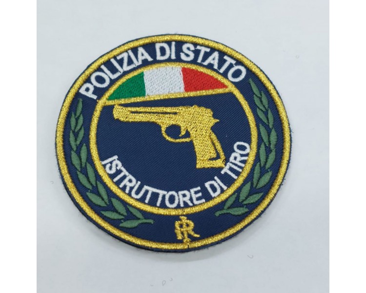 RICAMO POLIZIA ISTRUTTORE DI TIRO ROT