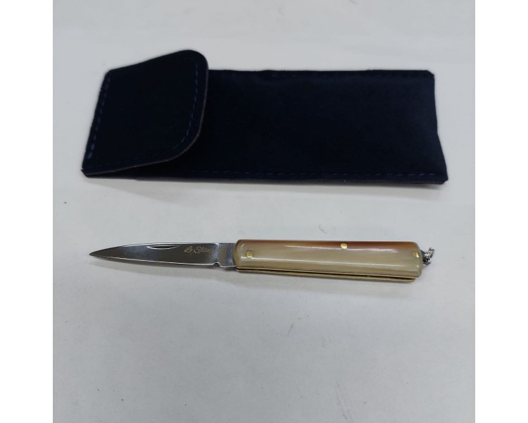 COLTELLO SICILIANO M/CORNO LUCIDO CM11