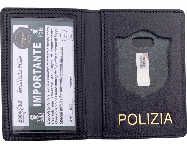 PORTAFOGLIO POLIZIA SENZA PLACCA