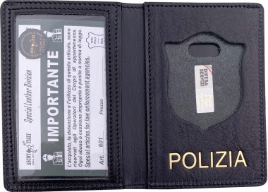 PORTAFOGLIO POLIZIA SENZA PLACCA