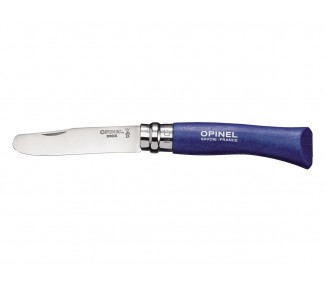 COLTELLO OPINEL 7 MY FIRST  INOX PUNTA TONDA BLEU