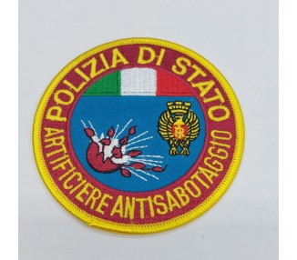 RICAMO POLIZIA ARTIFICIERE A/SABOTAGGIO