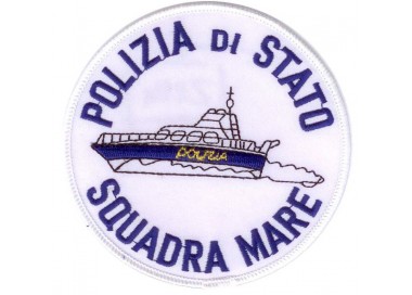 RICAMO POLIZIA SQUADRA DI MARE