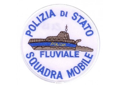 RICAMO POLIZIA SQUADRA MOBILE FLUVIALE