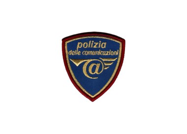 SCUDETTO POLIZIA DELLE COMUNICAZI PLASTICA