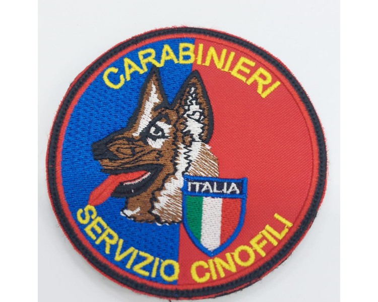 RICAMO CARABINIERI SERVIZIO CINOFILI