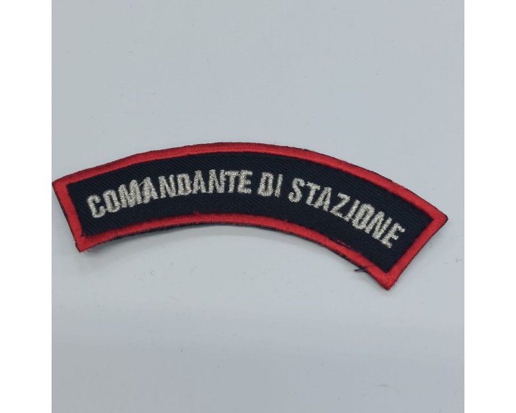 RICAMO CARABINIERI COMANDANTE DI STAZIONE RICAMATO