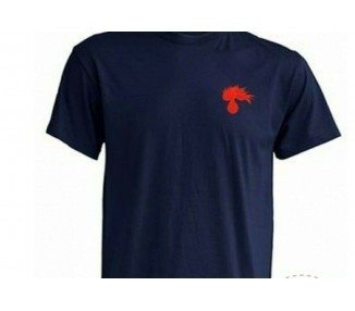 T SHIRT CARABINIERI BLU CON FIAMMA ROSSA