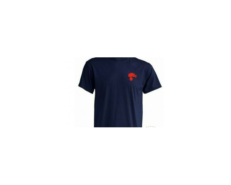 T SHIRT CARABINIERI BLU CON FIAMMA ROSSA