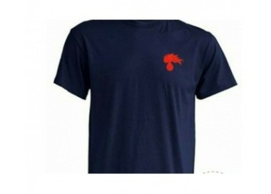 T SHIRT CARABINIERI BLU CON FIAMMA ROSSA