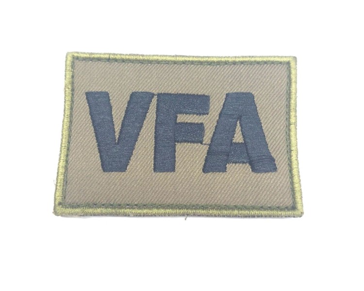 RICAMO VFA/VFP1 VERDE C/VELCRO