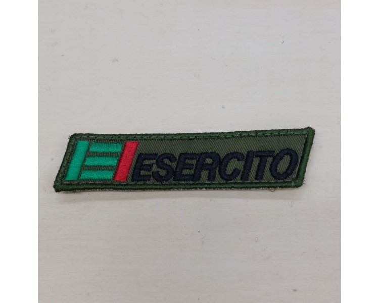 RICAMO SCRITTA ESERCITO