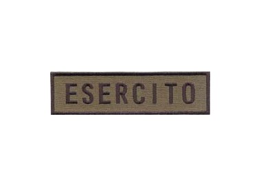 RICAMO ESERCITO SCRITTA MIM