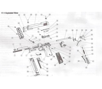 WALTHER RICAMBI COLT 1911 NR.17