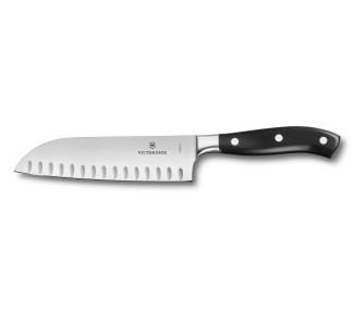 VICTORINOX G.MAITRE  SANTOKU ALVEOL CM 17