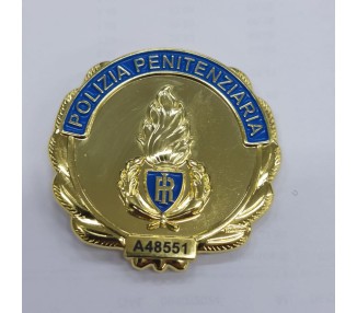 PLACCA POLIZIA PENITENZIARIA CON CLIP