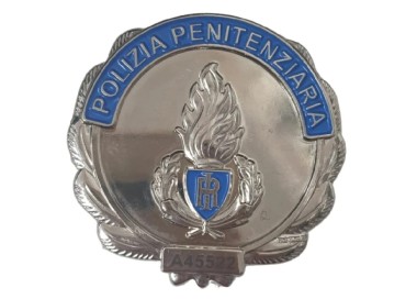 PLACCA POLIZIA PENITENZIARIA CON CLIP