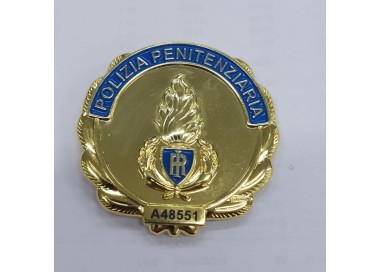 PLACCA POLIZIA PENITENZIARIA CON CLIP