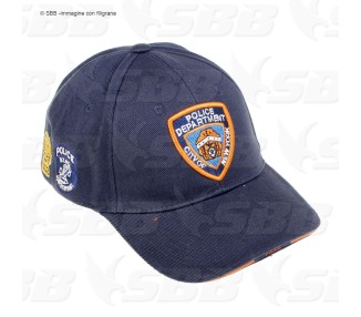 BERRETTO COTONE BLU NYPD