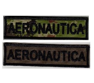 RICAMO SCRITTA AERONAUTICA