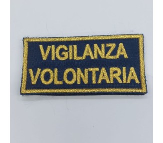 RICAMO RETTANGOLARE VIGILANZA VOLONTARIA