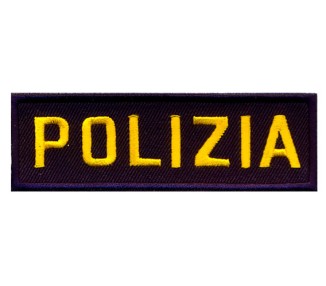 RICAMO POLIZIA RETTANGOLARE