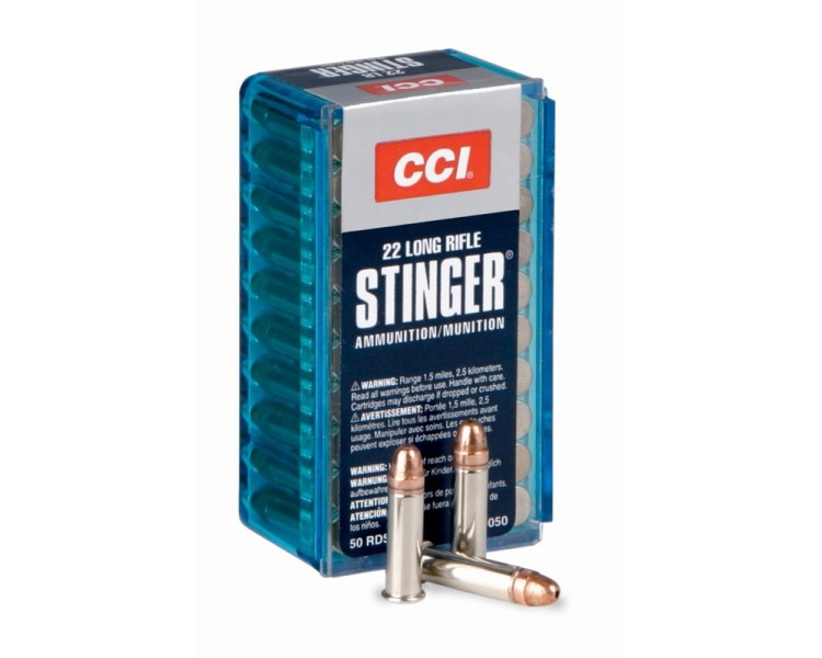 CARTUCCE CAL.22 L.R. CCI STINGER CONF. 50