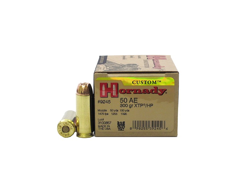 CARTUCCE CAL.50 AE HORNADY GR.300