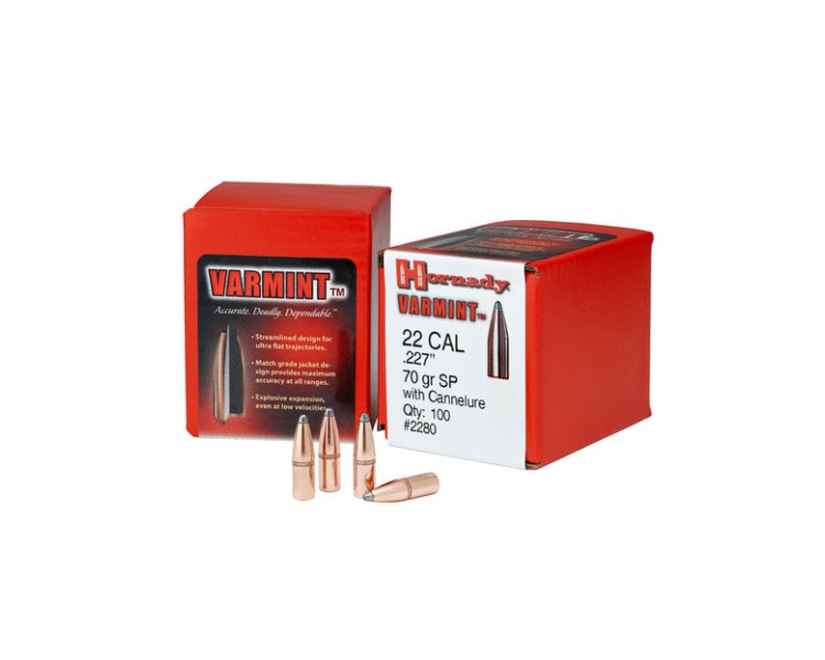 PALLE CAL.223 HORNADY GR.45 HP C/100