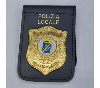 PATTELLLA POLIZIA LOCALE CON PLACCA