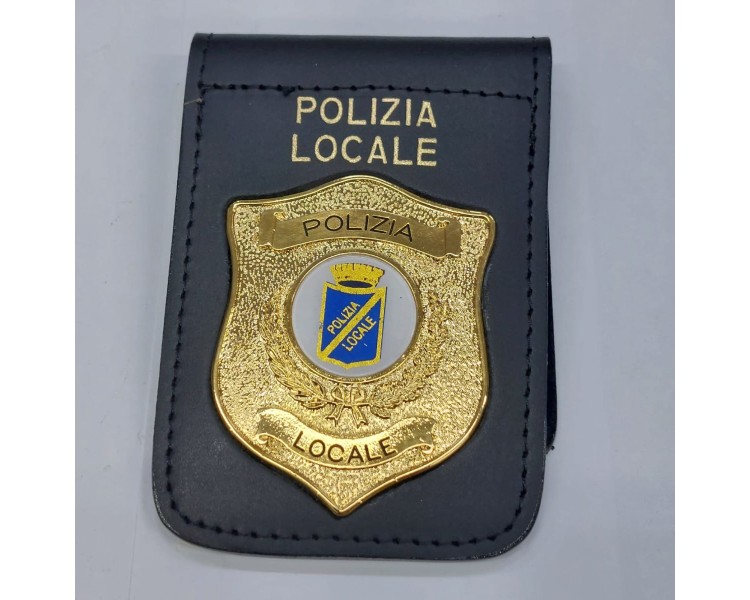 PATTELLLA POLIZIA LOCALE CON PLACCA