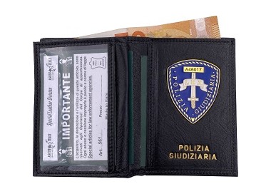 PORTAFOGLIO POLIZIA GIUDIZIARIA GHOST PL.BLU