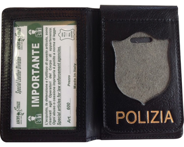 PORTAFOGLIO POLIZIA SENZA PLACCA