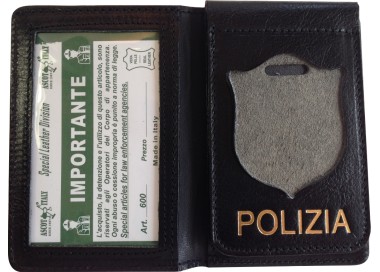 PORTAFOGLIO POLIZIA SENZA PLACCA