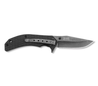 COLTELLO LAMA E MANICO NERO C/CLPI