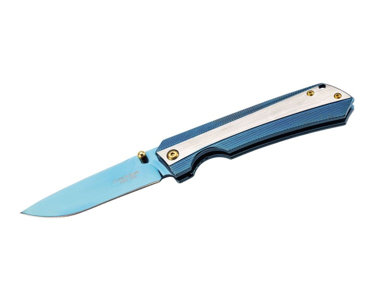 COLTELLO FOLDING BLU